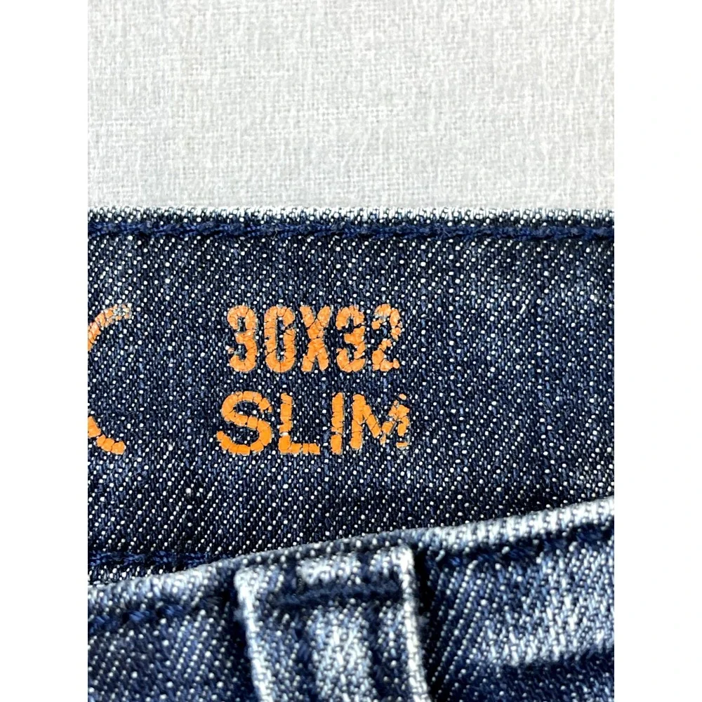 Ubran Pipeline Jeans Men's 32x31 Slim Fade Wash‎ Max Flex Cotton